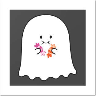 Gordie the Ghost | by queenie's cards Posters and Art